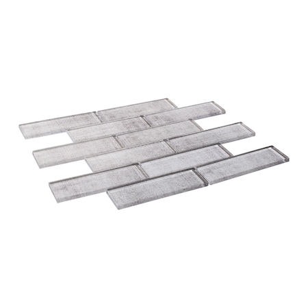 Andova Tiles SAMPLE-Migdal 2-in.x 6-in Brick Joint Glass Wall & Floor Mosaic Tile SAM-ANDMIG231
